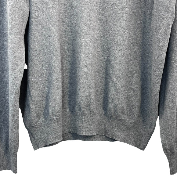 J.Crew Men's V-neck Cotton with Cashmere Long Sleeve Sweater Size XL - Picture 3 of 9